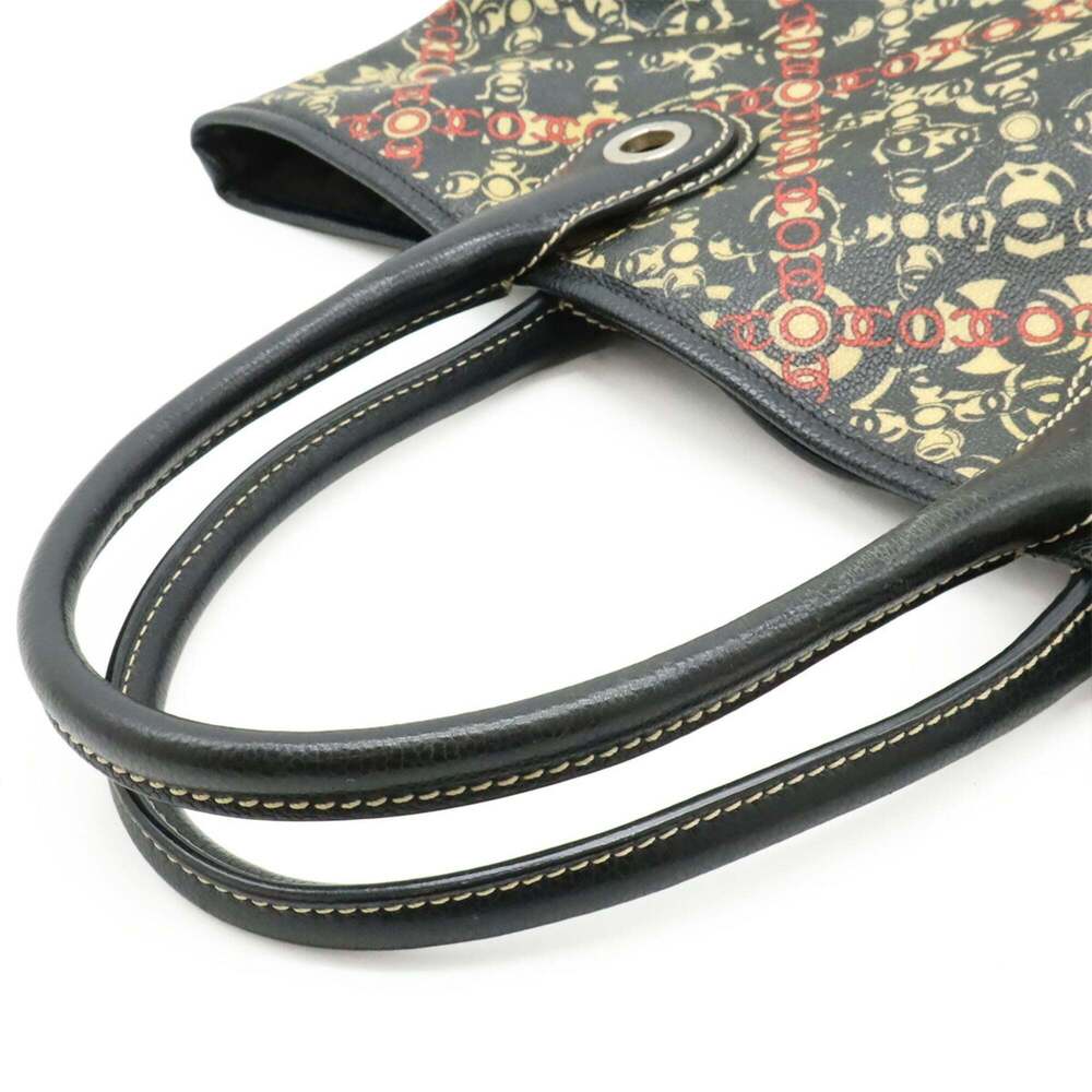CHANEL Black Leather Tote Bag - Picture 6 of 8